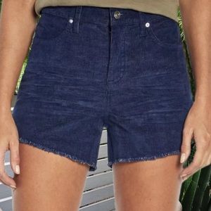🆕 NWT GAP Corduroy Stretch Mid Rise Frayed Hem Shorts